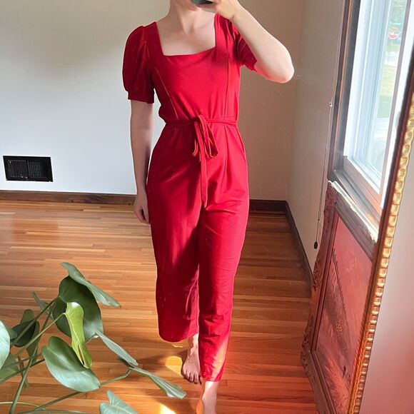 Old Navy Short Sleeve Rib Jumpsuit Size S - Picture 1 of 8
